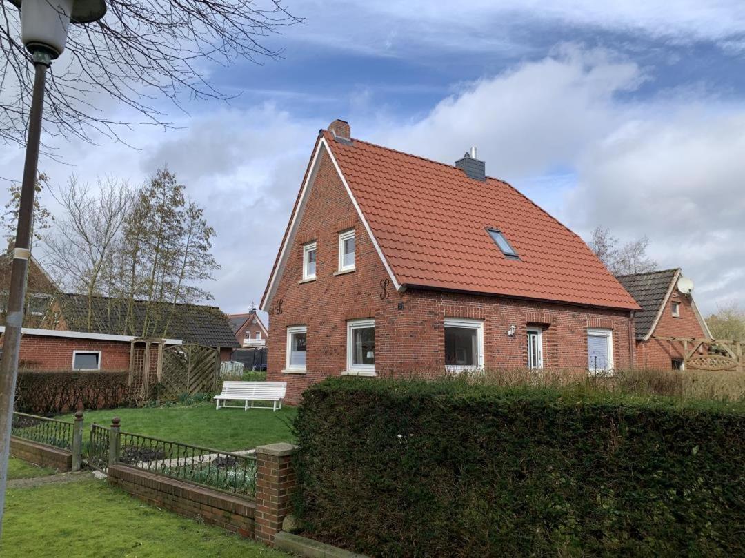 Neu! Schickes Und Modernes Ferienhaus Ant Zingel Krummhörn Kültér fotó